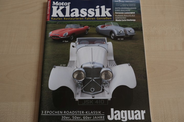 Deckblatt Motor Klassik (05/1993)